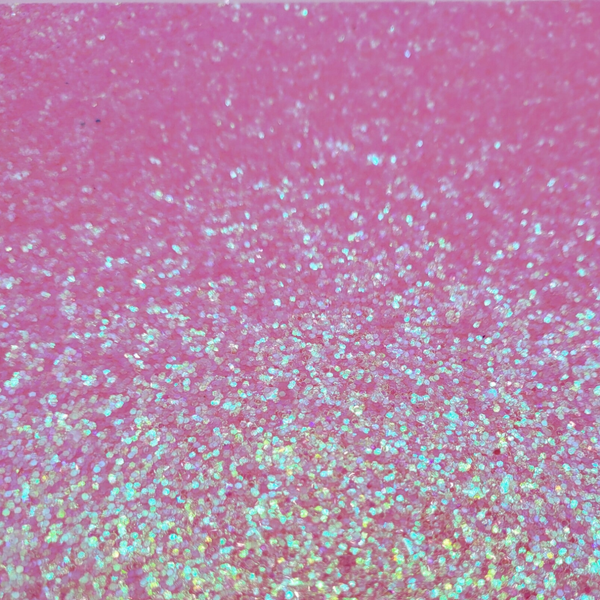 Glitter leer roze (nummer 11)