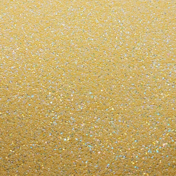 Glitter leer - geel