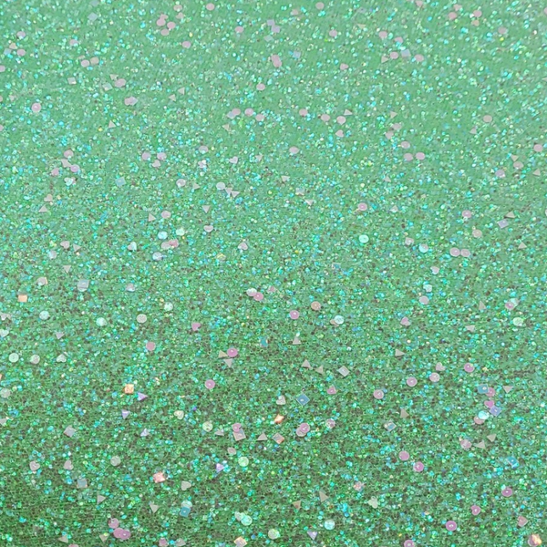 Glitter leer - groen