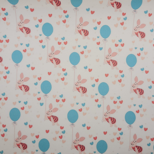 Leer A4 - winnie the pooh ( hartjes )