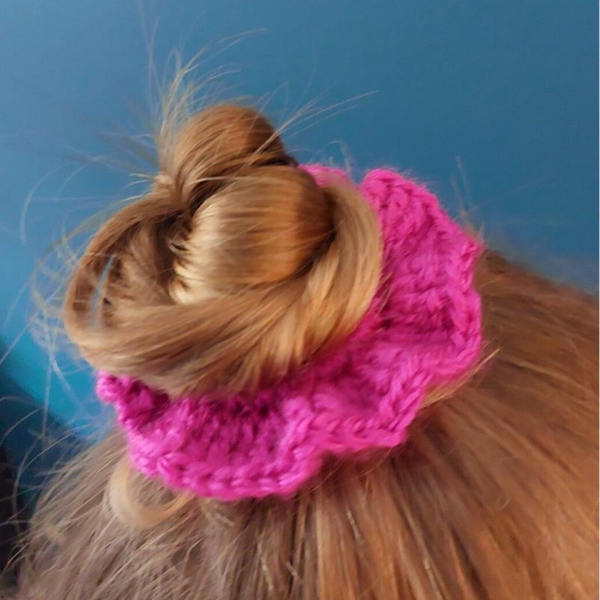 Gehaakte scrunchie