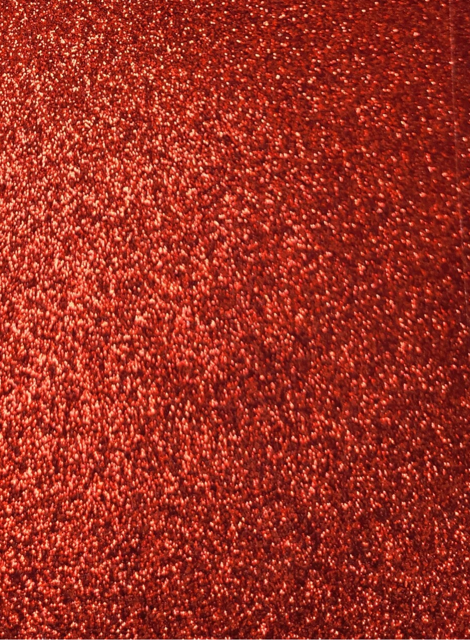 Fijne glitter rood