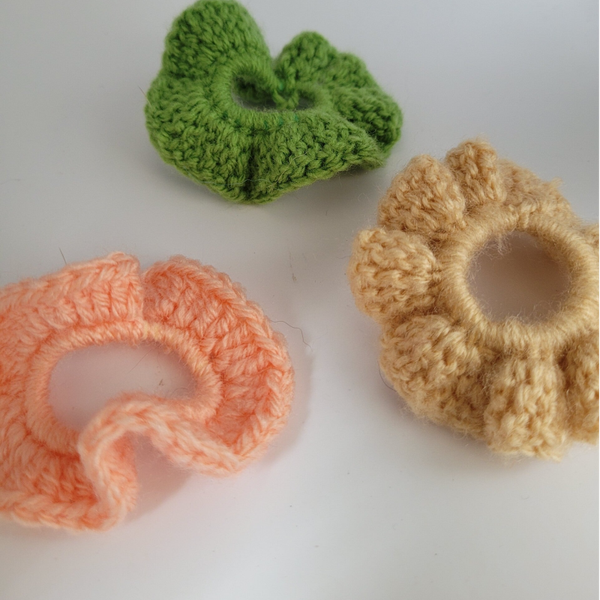 Gehaakte scrunchie