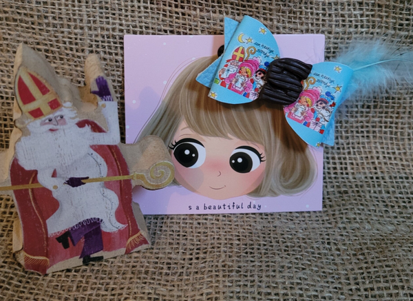 Haarstrik 7cm - met fimo