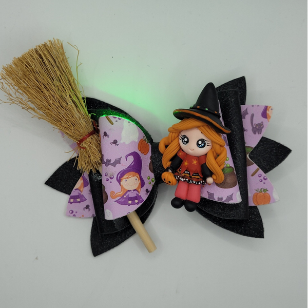 Fimohaarstrik met lampjes