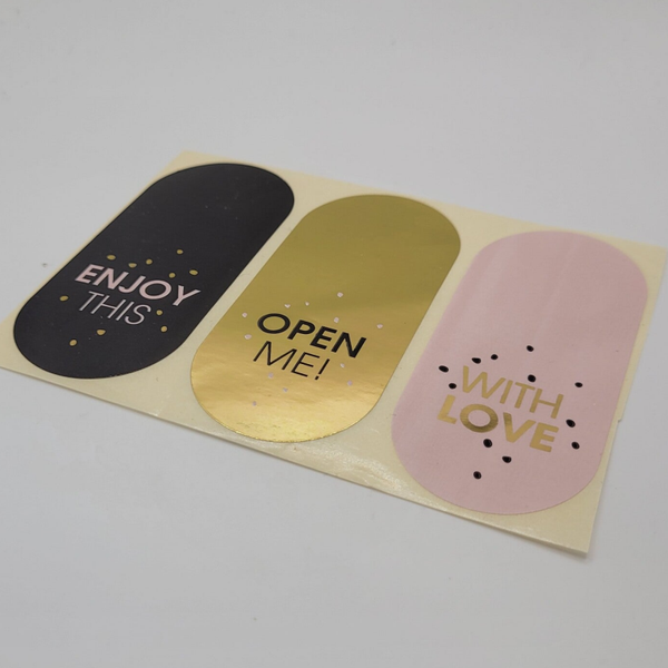 Sluitstickers - 3 stuks