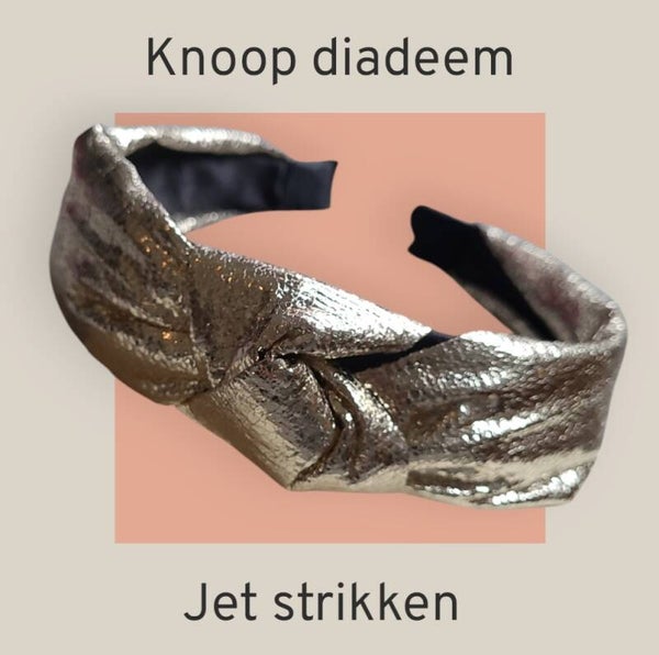 Knoop diadeem - goud