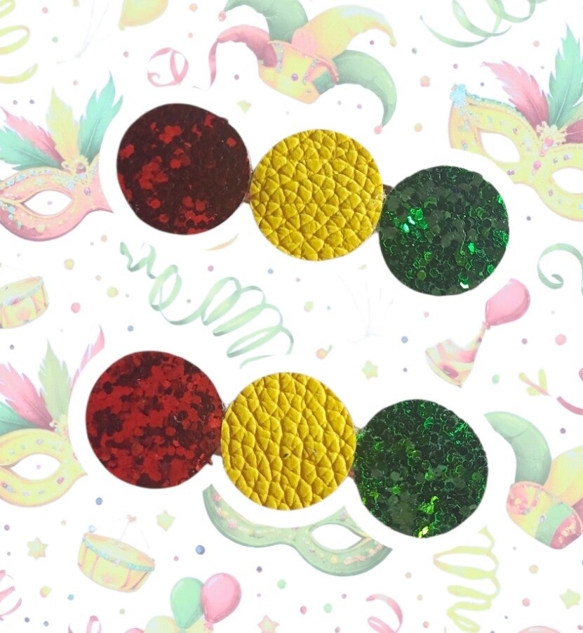 Carnaval haarclipje ( alligatorclip)