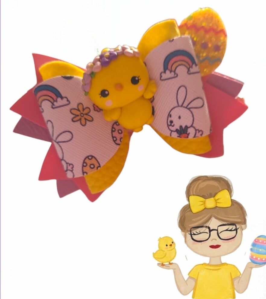 Pasen fimo haarstrik