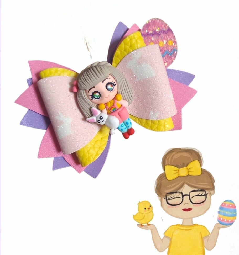 Pasen fimo haarstrik