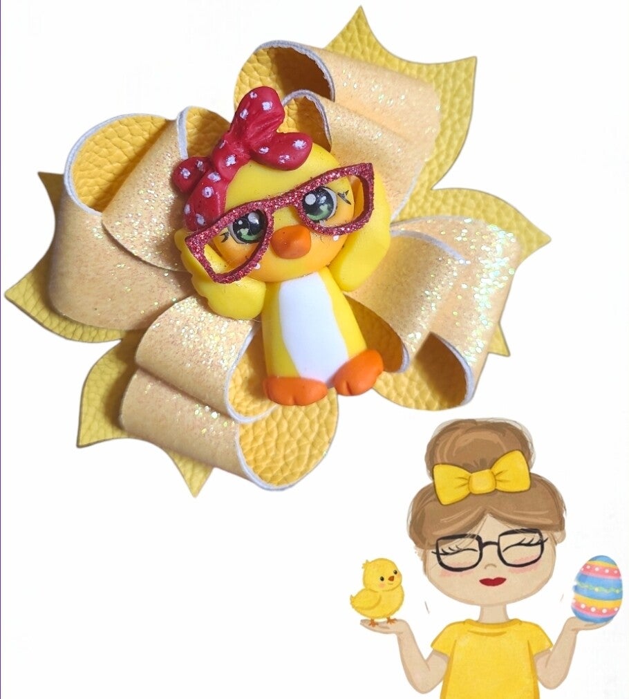 Pasen fimo haarstrik