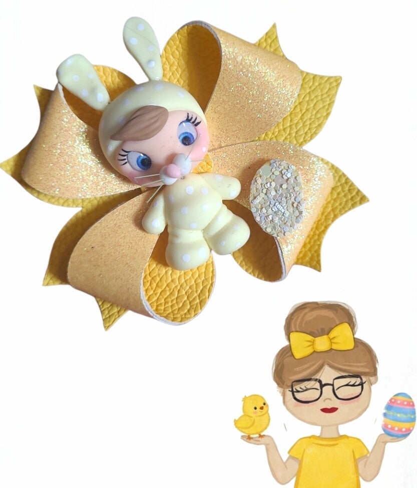 Pasen fimo haarstrik