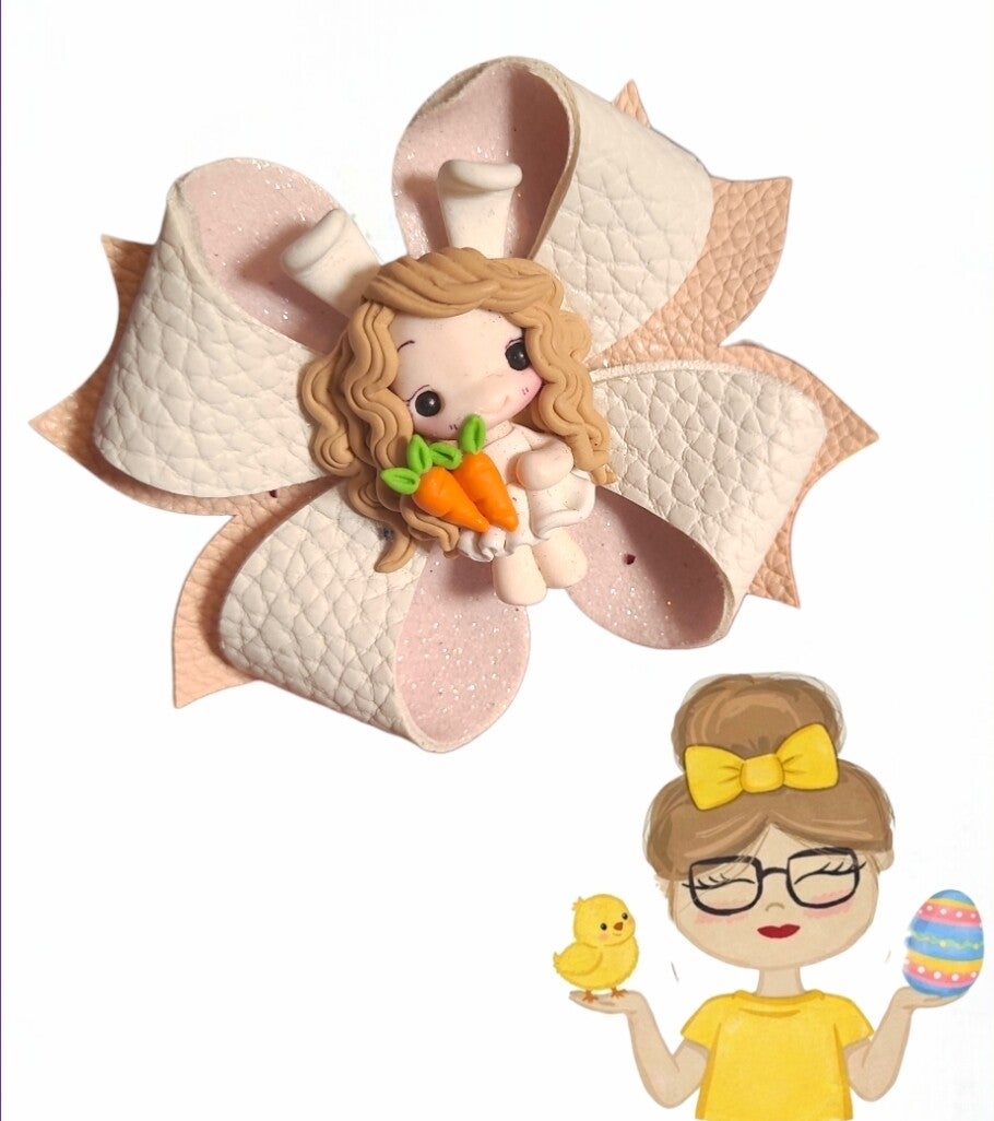 Pasen fimo haarstrik