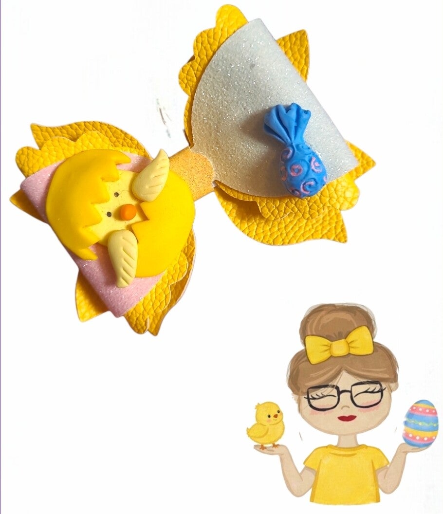 Pasen fimo haarstrik