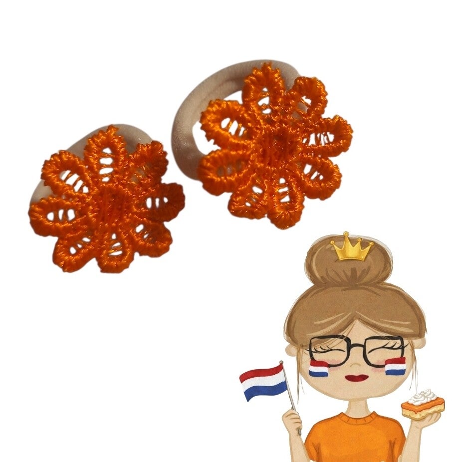 2 stuks haarelastiekjes