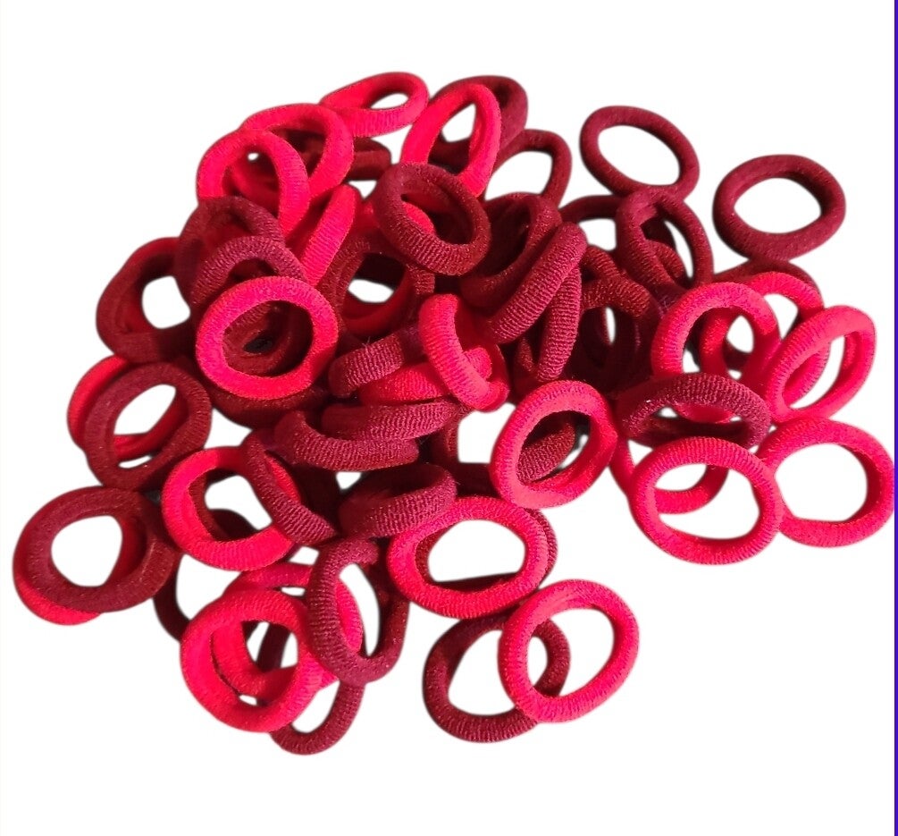 20 elastiekjes - rood