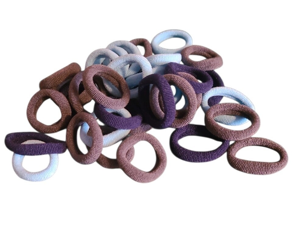 20 elastiekjes - blauw