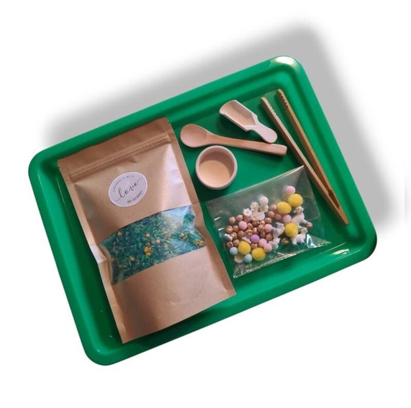 Speelrijst lente + speelbak