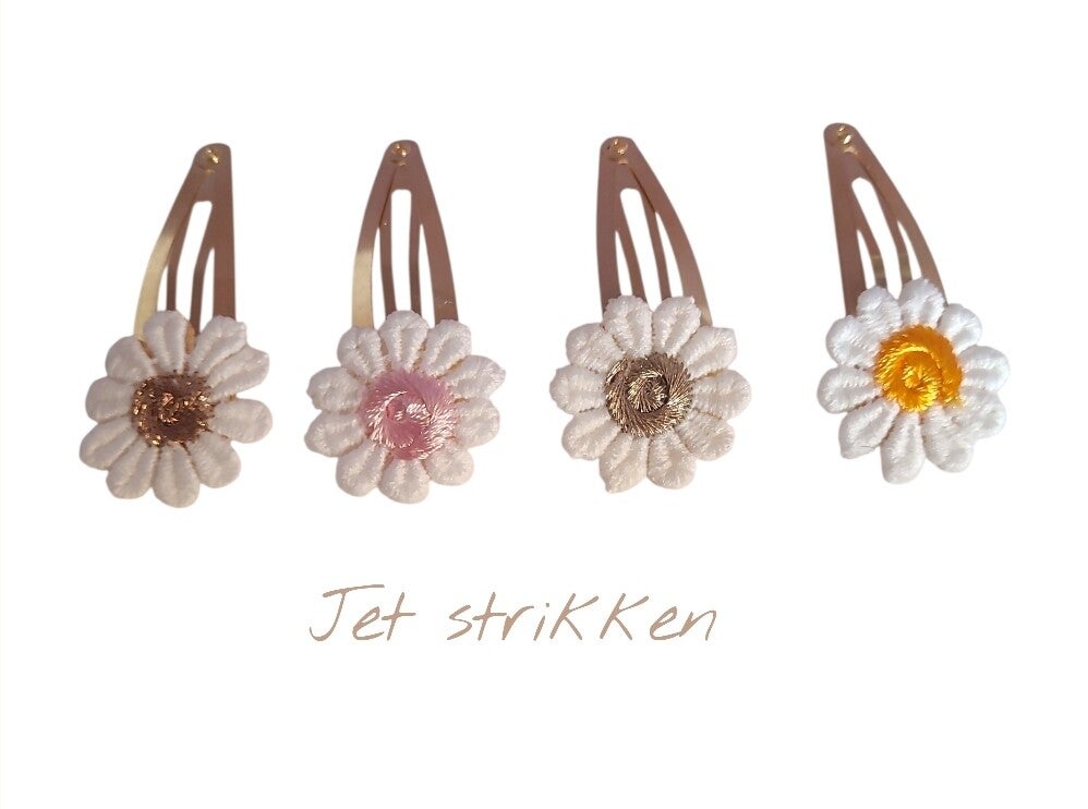 5cm goude klikklakspeldjes - 4 stuks