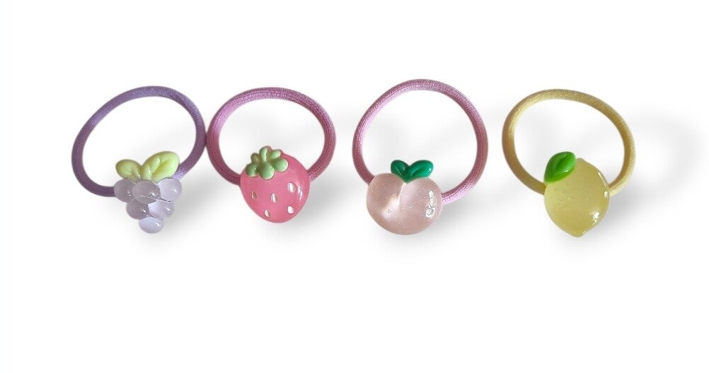 Haarelastiek - 4 stuks ( maat klein)