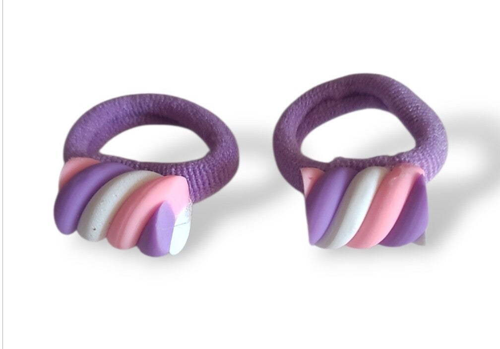 Haarelastiek - 2 stuks ( maat klein)