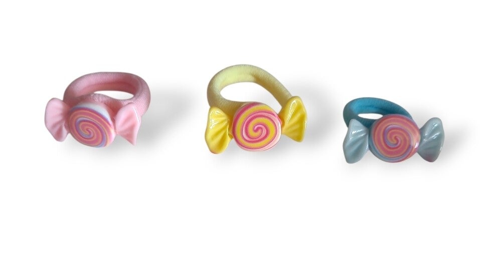 Haarelastiek - 3 stuks ( maat klein)