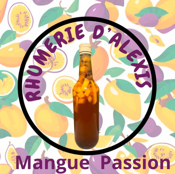 Rhum arrangé mangue fruit de la passion