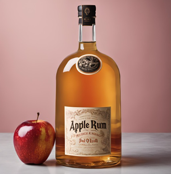 Rhum arrangé aux pommes Pink Lady