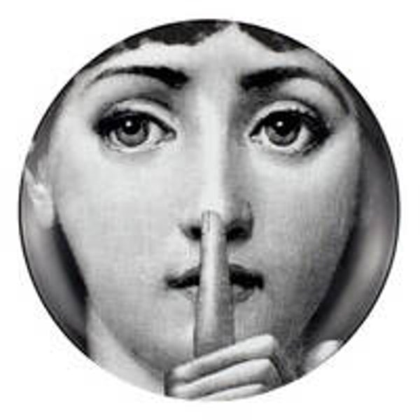 Fornasetti Tema e Variazioni Wall Plate - No.334
