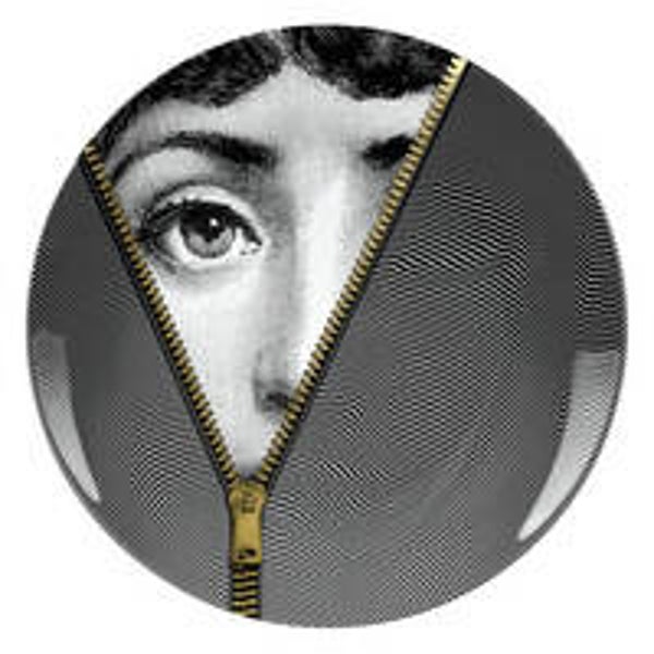 Fornasetti Tema e Variazioni Wall Plate - No.401 Gold