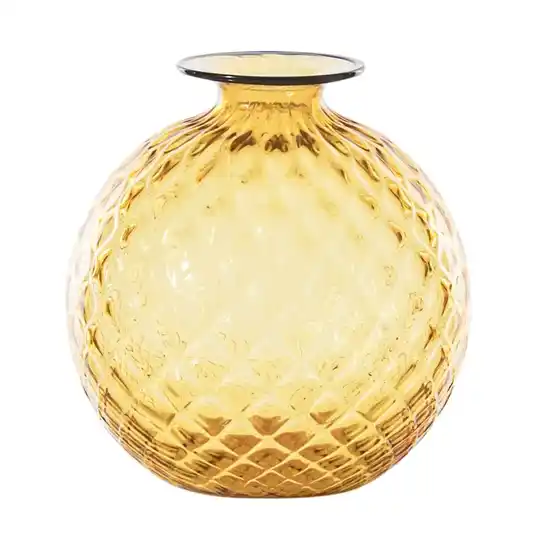 Venini Monofiori Balloton - col Amber Yellow - Horizon edge
