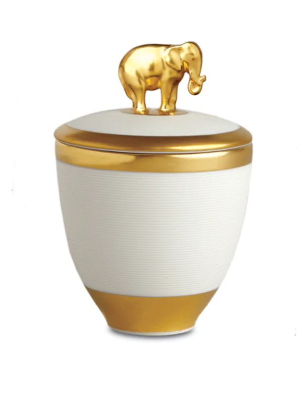 L'Objet  - Luminescence candle - elephant blanc