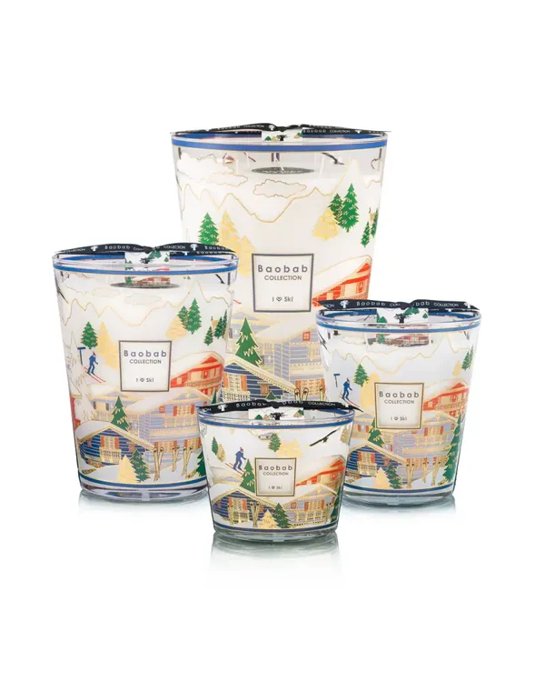 Baobab Scented Candle I Love Ski  (3 possible sizes)