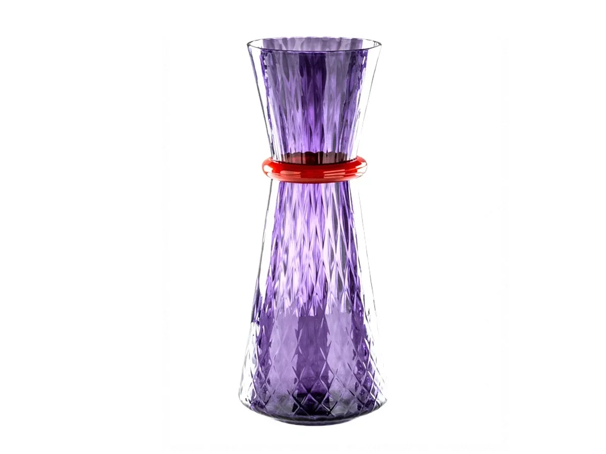 Venini Tiara - Indigo - Filo Arancia