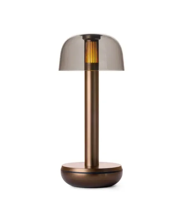 Humble table light - Two Bronze/smoke
