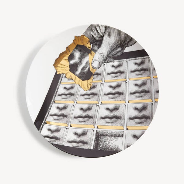 Fornasetti Tema e Variazioni Wall Plate - No.362 Gold