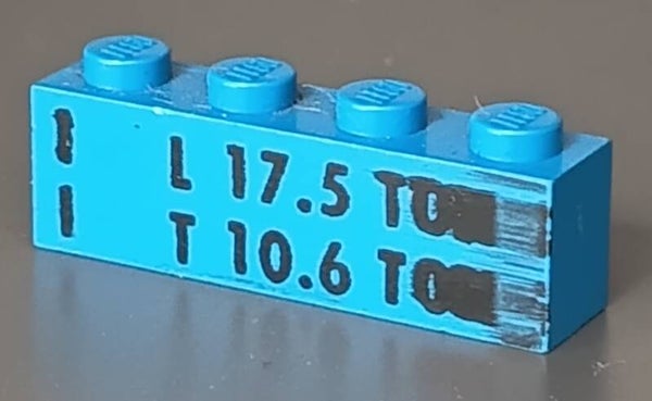 Misprint Blue brick
