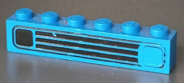 Misprint Blue brick grille