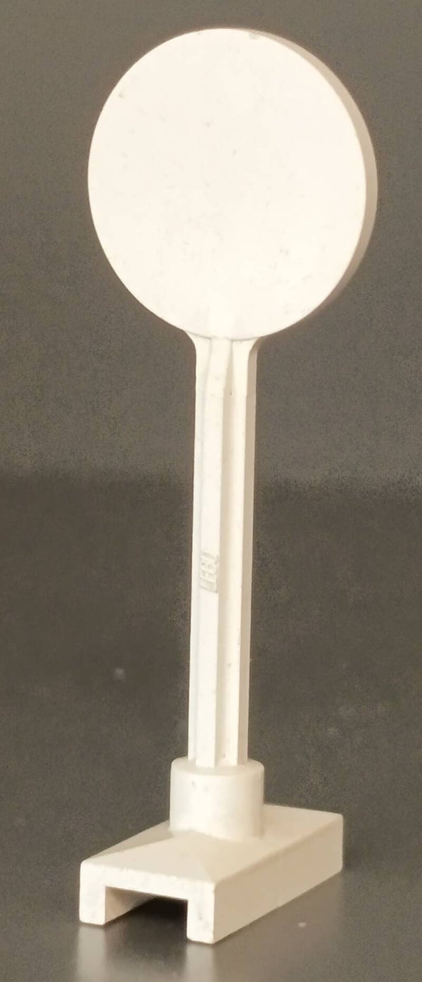 Unpainted roadsign