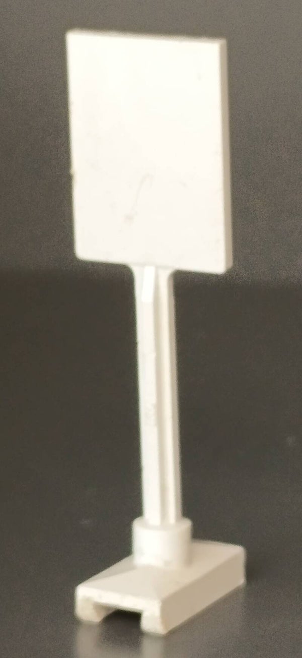 Unpainted roadsign