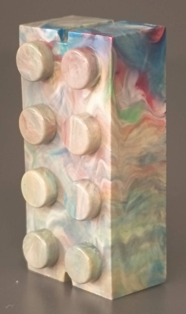 2x4 marbled brick