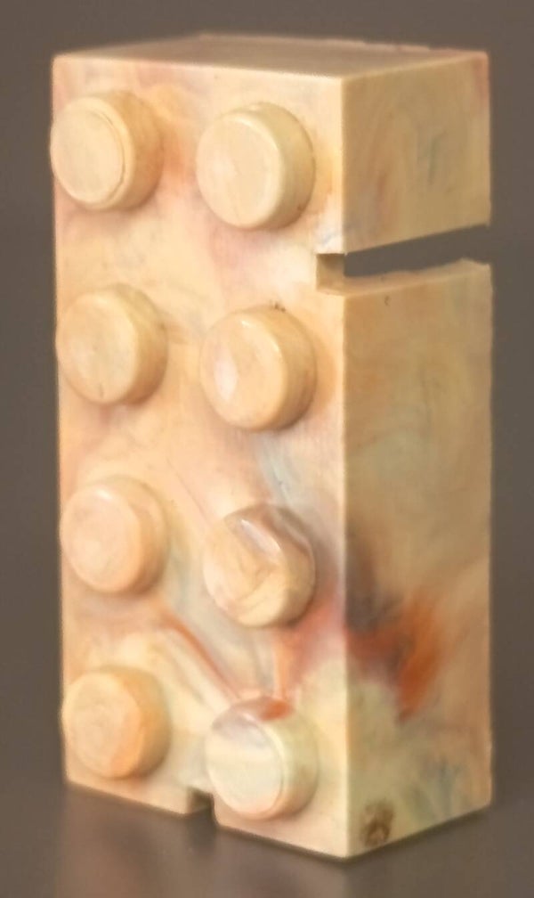 2x4 marbled brick