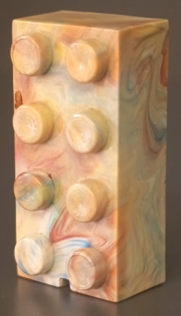 2x4 marbled brick