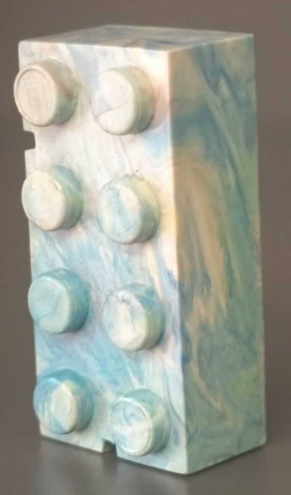 2x4 marbled brick