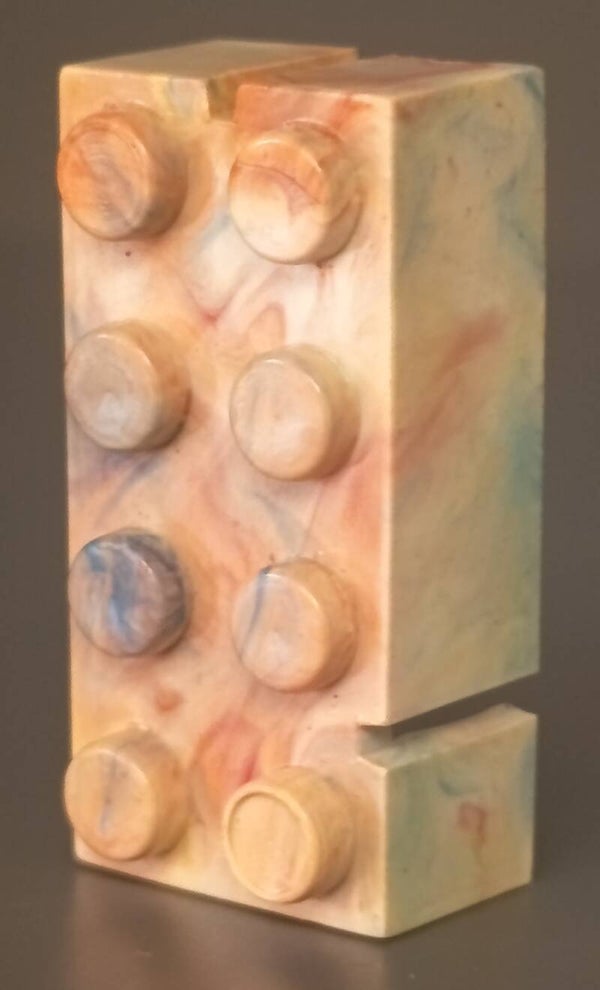2x4 marbled brick