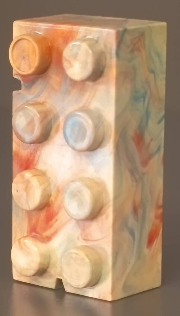 2x4 marbled brick