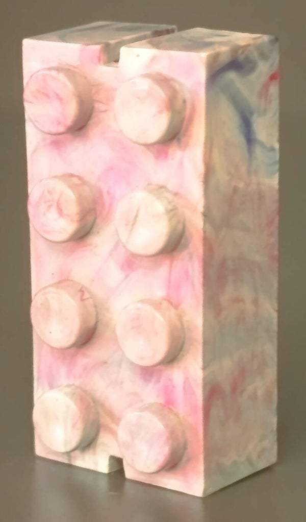 2x4 marbled brick