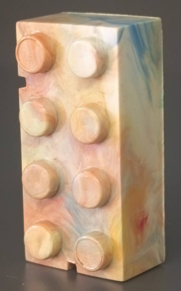 2x4 marbled brick