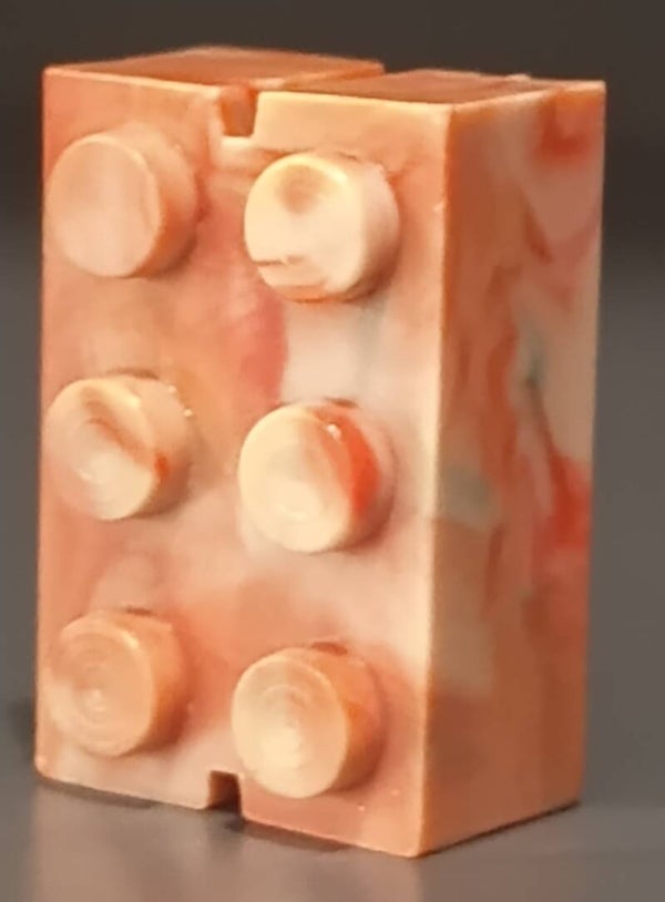 2x3 marbled brick