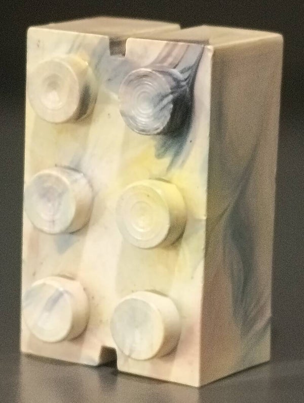 2x3 marbled brick